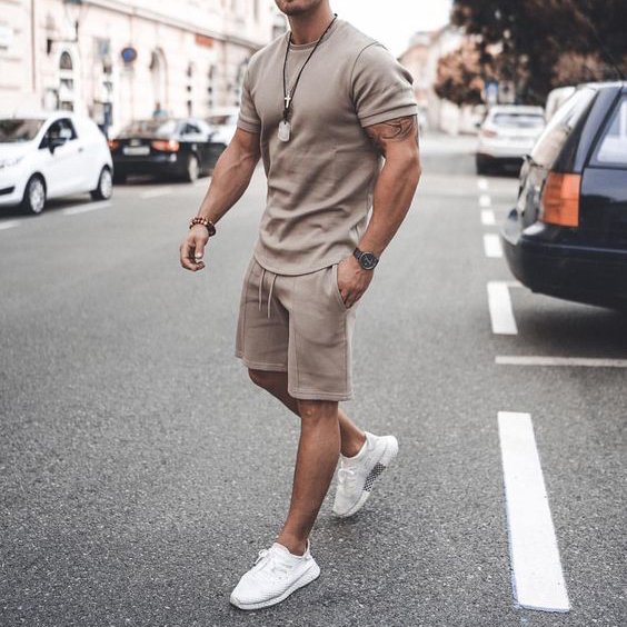 Casual men's solid color suit HF1007-02-03