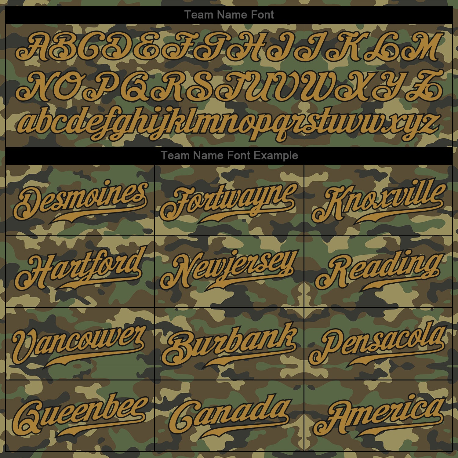 Custom Camo Old Gold-Black Authentic Salute To Service Baseball Jersey