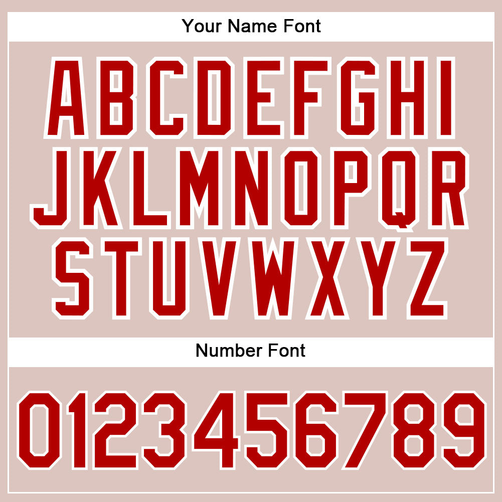 Custom Camo Red-White Salute To Service Baseball Jersey