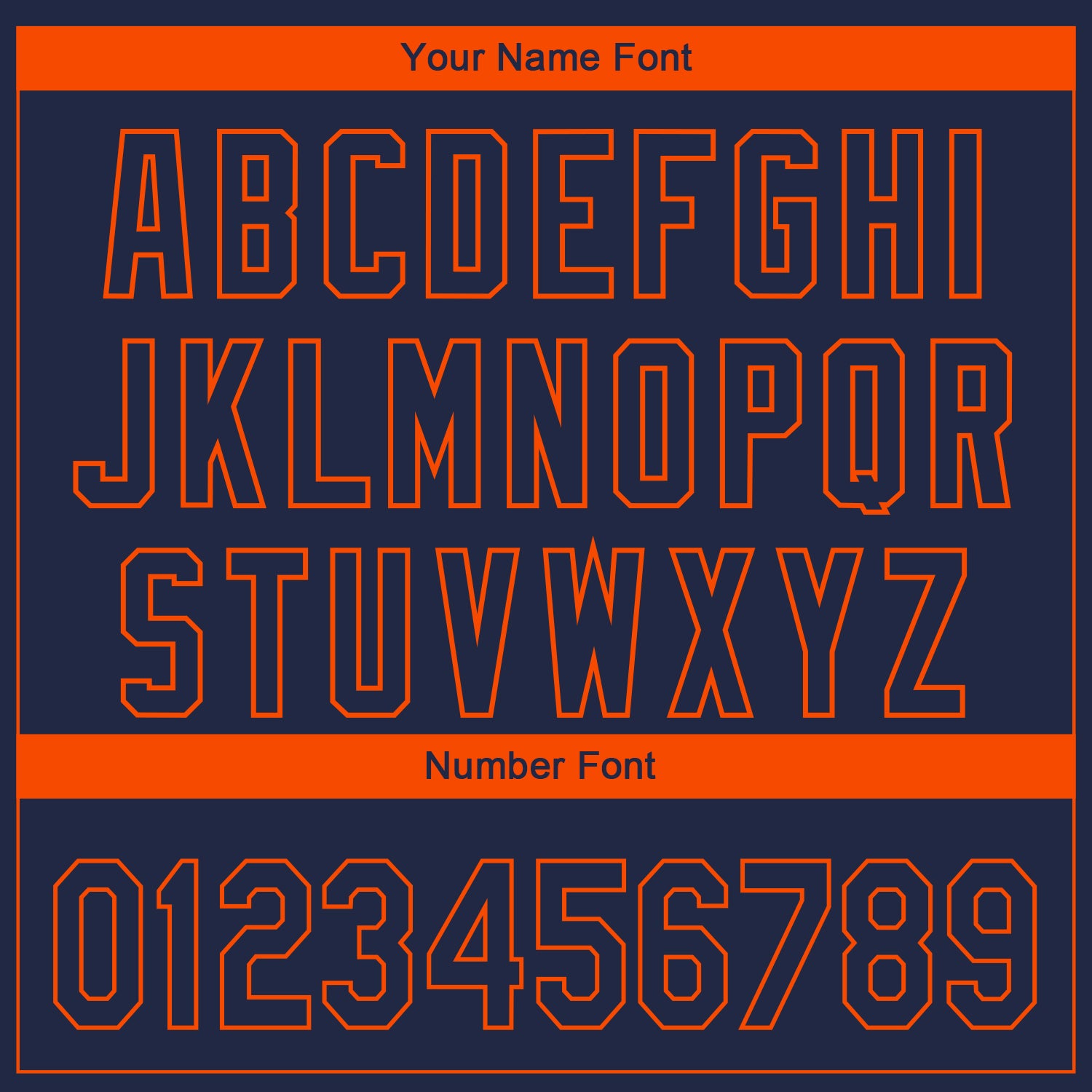 Custom Navy Orange 3D Chicago City Edition Fade Fashion Authentic Baseball Jersey