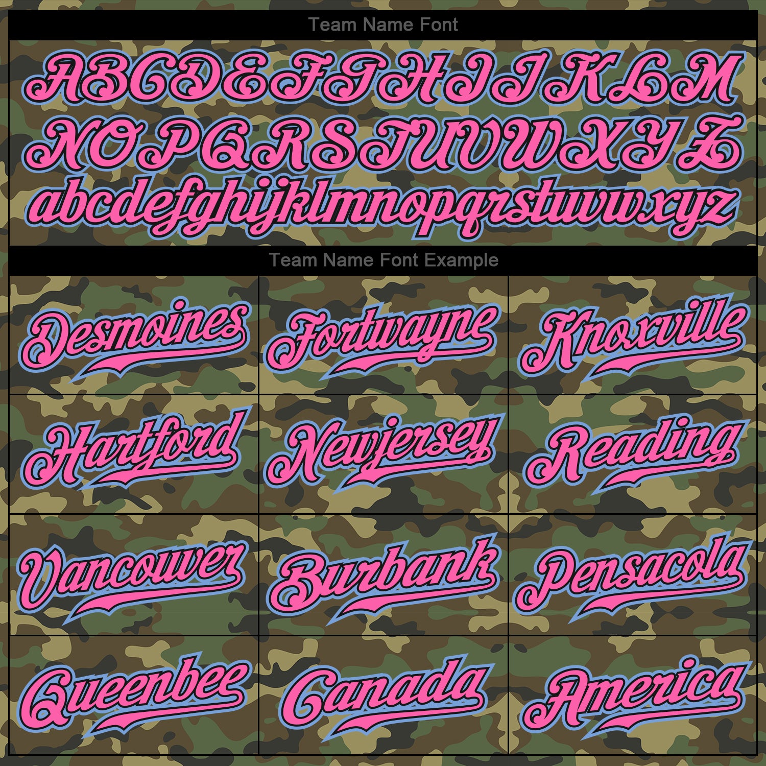 Custom Camo Light Blue-Pink Authentic Salute To Service Baseball Jersey