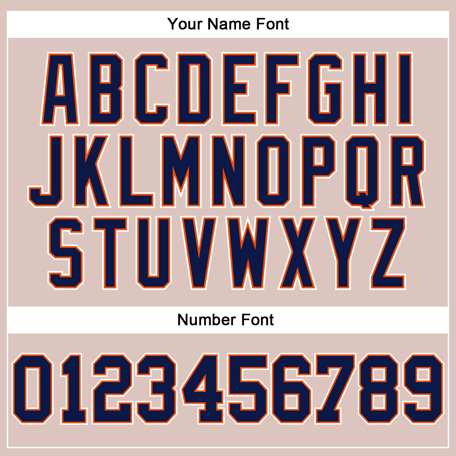 Custom Camo Navy-Orange Salute To Service Baseball Jersey