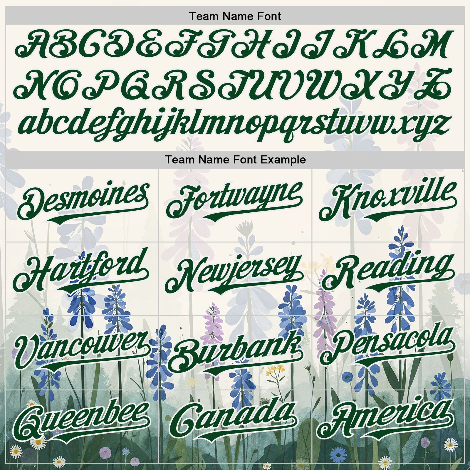 Custom White Green Texas Bluebonnet Floral City Edition Authentic Baseball Jersey