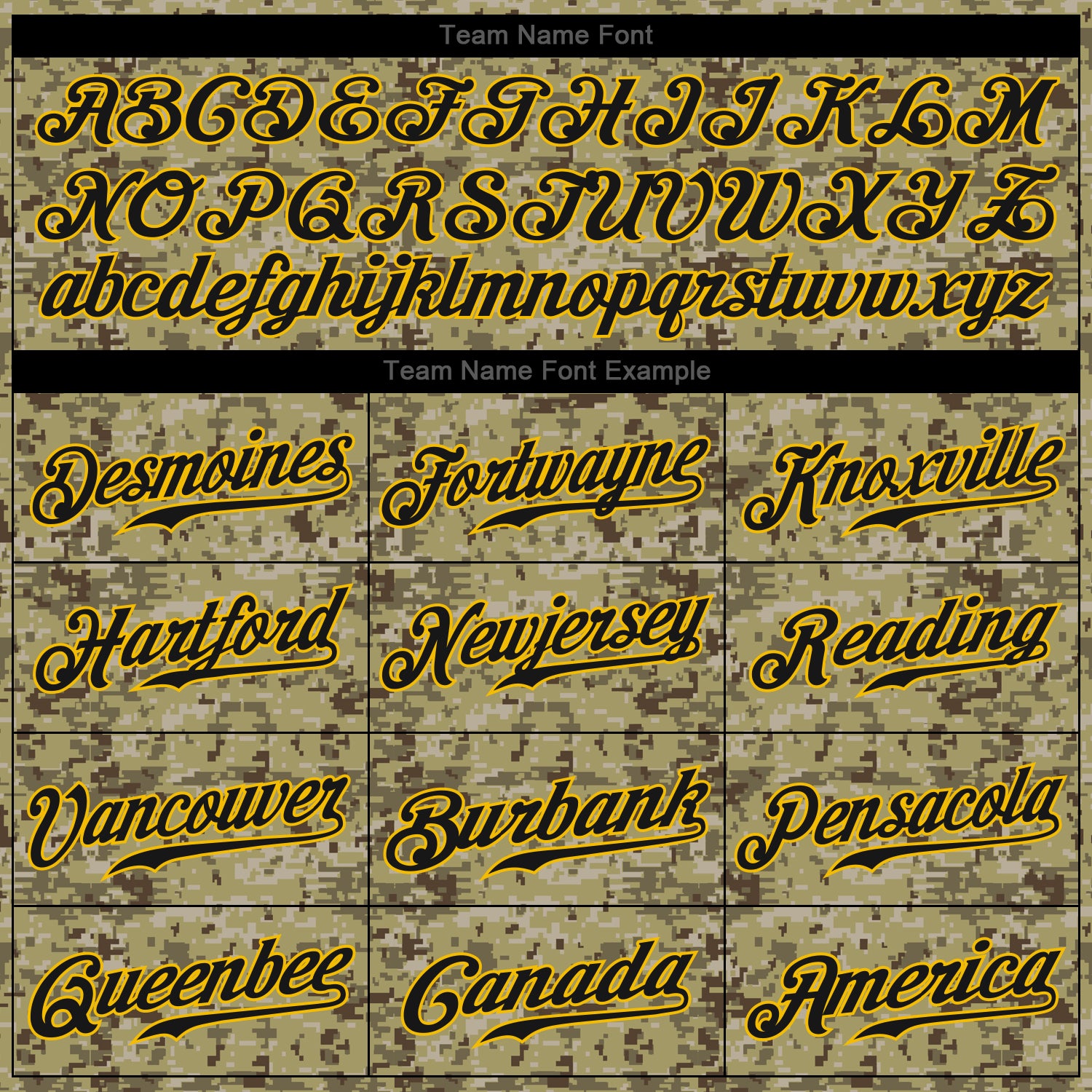 Custom Camo Black-Gold Authentic Salute To Service Baseball Jersey