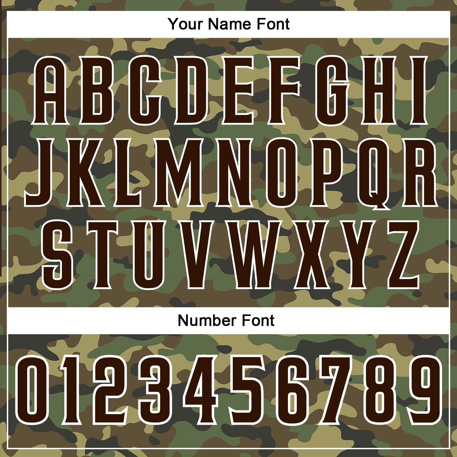 Custom Camo Brown-White Authentic Salute To Service Baseball Jersey